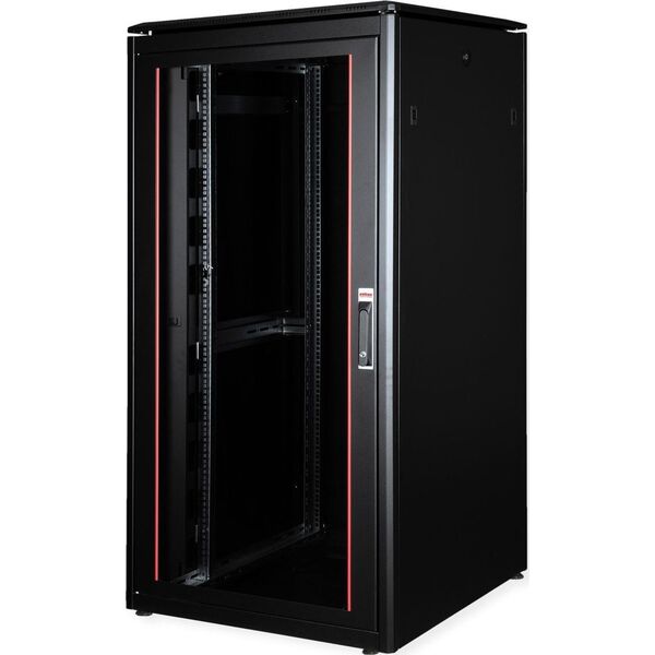 ROLINE Netzwerkschrank Pro 48,26cm 19Zoll 32 HE 800x800 BxT Glast�r schwarz