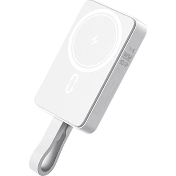 Powerbank Romoss WMS10 10000mAh 30W, biały  Ładowanie magnetyczne i szybkie ładowanie