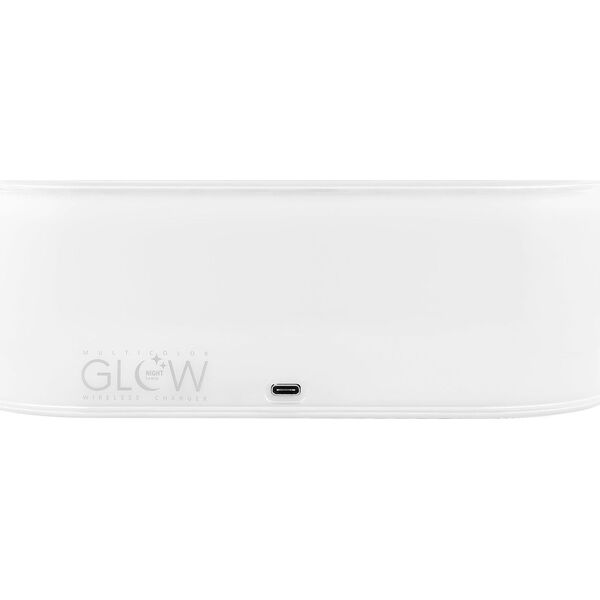 Λάμπα νυκτός Proove Multicolor Glow LED RGB 1200mAh 5W με επαγωγική φόρτιση 15W λευκό/white