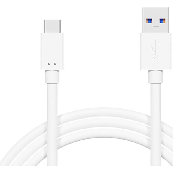 Kabel USB Blow USB-A - USB-C 1 m Biały