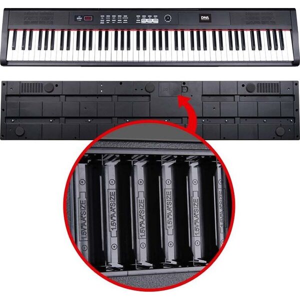DNA DNA PP 88 pianino cyfrowe pełnowymiarowe keyboard do nauki