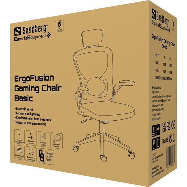 Sandberg ErgoFusion Gaming Chair Basic