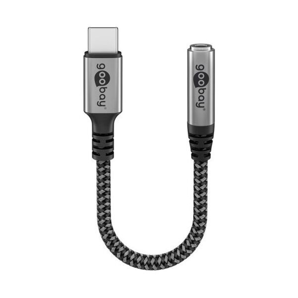 Adapter USB Goobay Adapter USB-C™ do gniazda jack, 3,5 mm AUX - Długość kabla 0.15 m