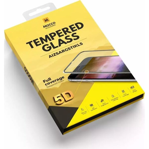 Mocco Full Glue 5D Signature Edition Tempered Glass Full Coverage with Frame Xiaomi Redmi 7A Black