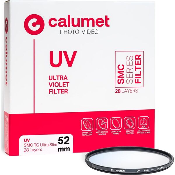 Calumet Φίλτρο UV SMC TG 52 mm Ultra Slim 28 Στρώσεις