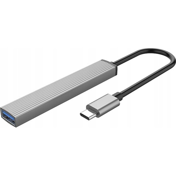 HUB 7 θυρών USB-A 3.0 καλώδιο 1M - μαύρο