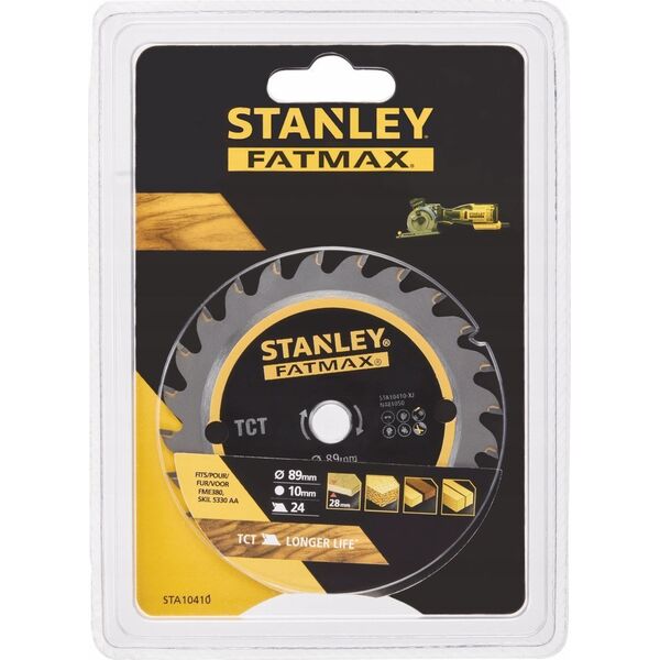 Stanley Pi³a tarczowa do FM380 z wêg.TCT 89x10x24z - STA10410-XJ