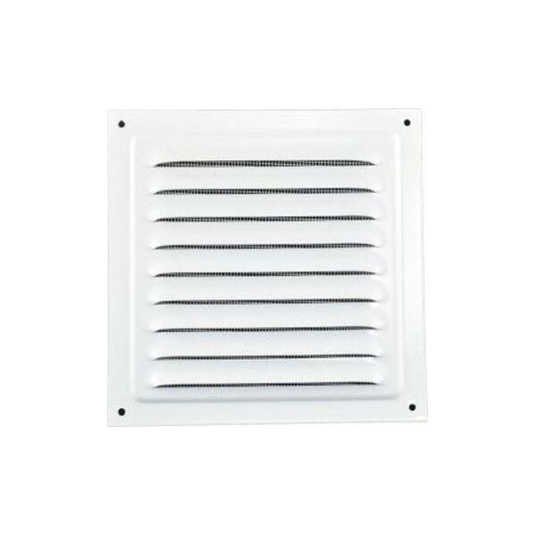 Vents Group sp. z o.o. Osłona wentylatora metalowa z siatką 300x300mm biała WPFMVM300