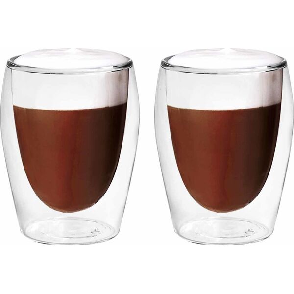 Florina KOMPLET SZKLANEK 300 ML PODWÓJNE ŚCIANKI BORAL 2SZTUKI BORAL 300ML