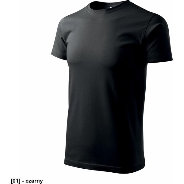 MALFINI Basic 129 - ADLER - Koszulka męska, 160 g/m - czarny 3XL