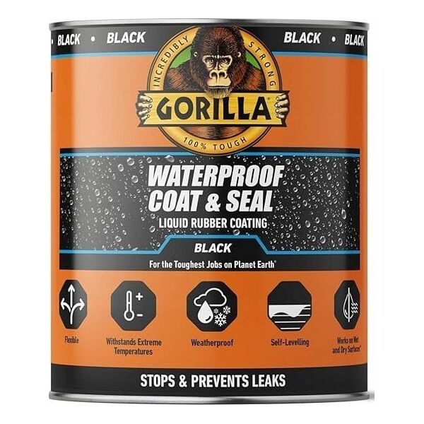 Gorilla Sports Gorilla sealant Waterproof Coat & Seal 946ml, black