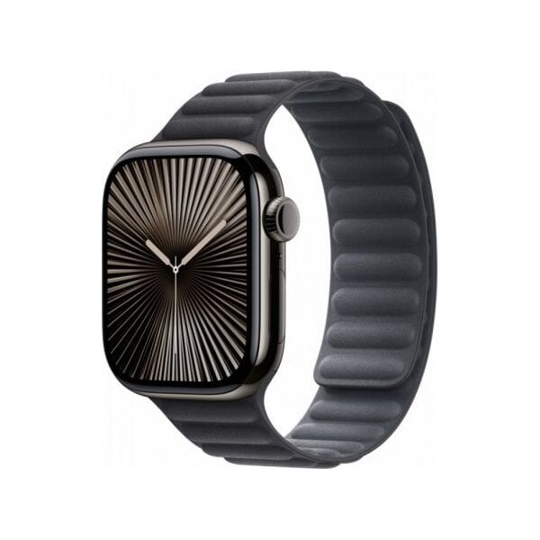 apple Pasek karbowany magnetyczny w kolorze czarnym do koperty 42 mm - rozmiar M/L