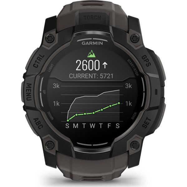 Garmin Instinct 3 AMOLED 50mm Μαύρο (010-03020-00)