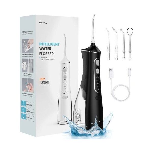 Irygator ExtraLink EXTRALINK BEAUTY SMARTLIFE INTELLIGENT WATER FLOSSER L8 BLACK