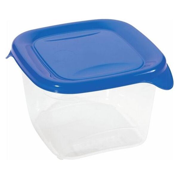 Curver POJEMNIK NA ŻYWNOŚĆ "FRESH&GO" KWADRATOWY 1,2L NIEBIESKI/TRANSPARENTNY 182271