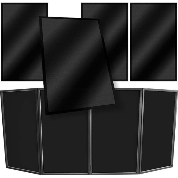 STAND4ME STAND4ME DJ PARAWAN LYCRA materiał czarny osłona komplet 4 szt.