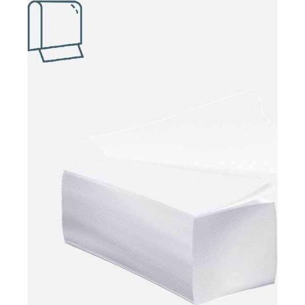 Luna Ręcznik Składay V-Fold A'3000 Luna Smart 21X20 Celuloza 2W Do Podajników - Karton 20 Sztuk Luna 19504 5903332901227