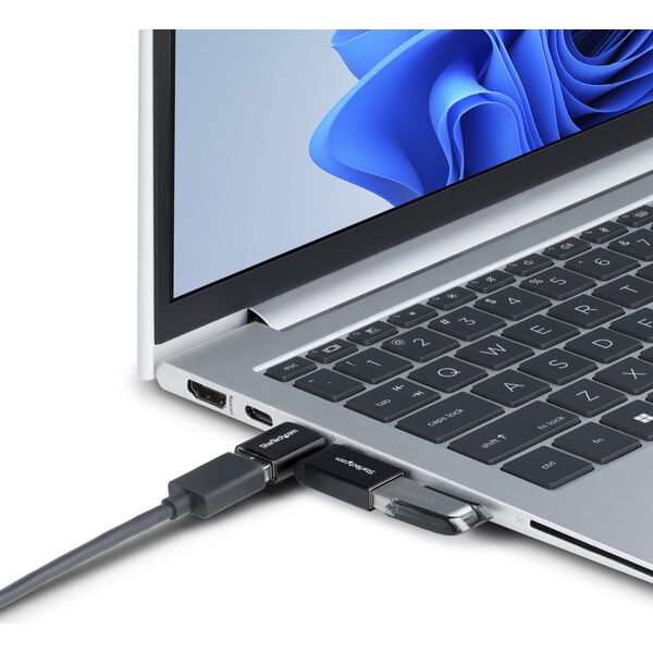 StarTech USB31CAADGCPRA zmieniacz płci / kabli USB Type-C USB Typu-A Czarny