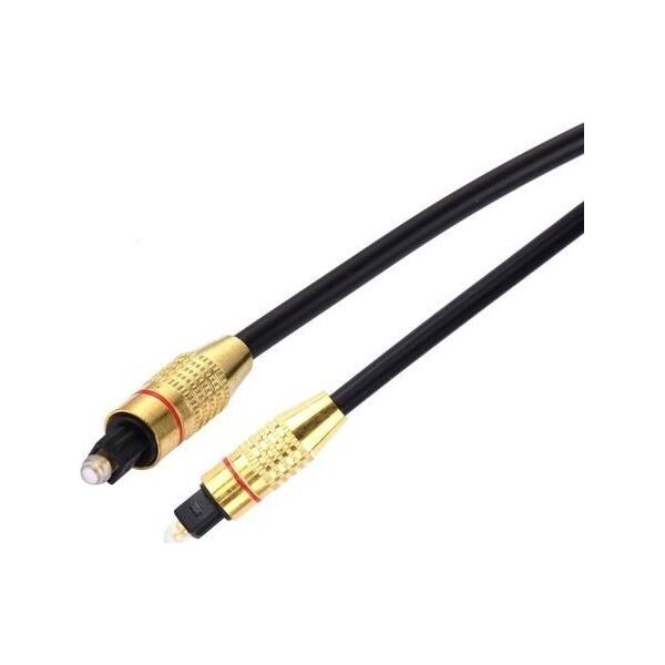 Καλώδιο Οπτικού Ήχου SPDIF Toslink RoGer TOSPD2M 2m χρυσό