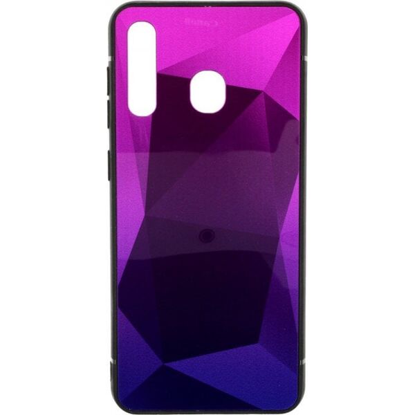 Θήκη Σιλικόνης Mocco Stone Ombre Back Case με χρώμα διαβάθμισης για Apple iPhone 11 Pro Max Μωβ - Μπλε