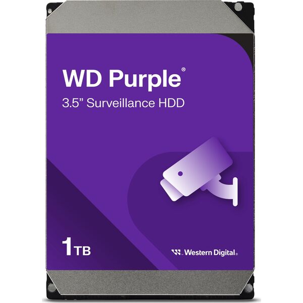 Dysk serwerowy WD Purple 1TB 3.5'' SATA III (6 Gb/s)  (WD10PURZ)
