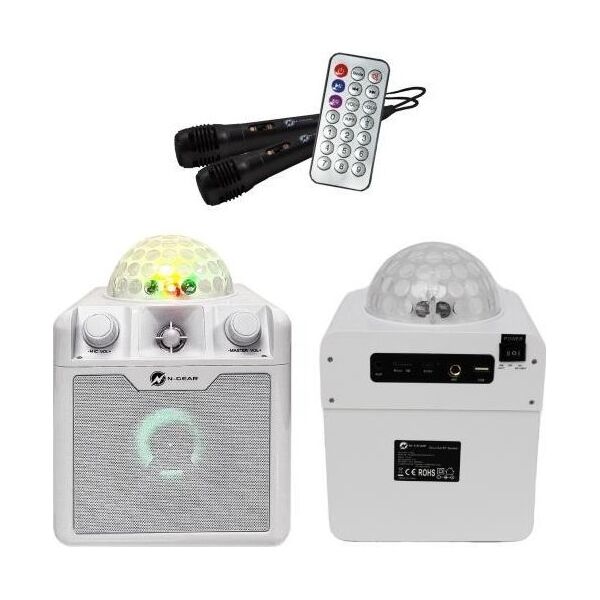 Głośnik N-gear SPEAKER BLUETOOTH + 2 WRL MIC/410WH DISCOBLOCK410W N-GEAR