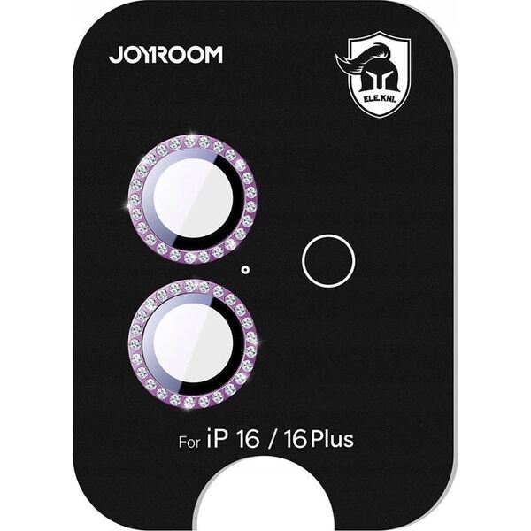 Προστατευτικό γυαλί JOYROOM JR-MSJ0275 για φακούς iPhone 16/16 Plus - ροζ