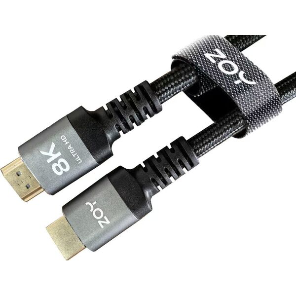 Kabel ZOY HDMI 1,8m standard 2.1 + rzep ZCH18