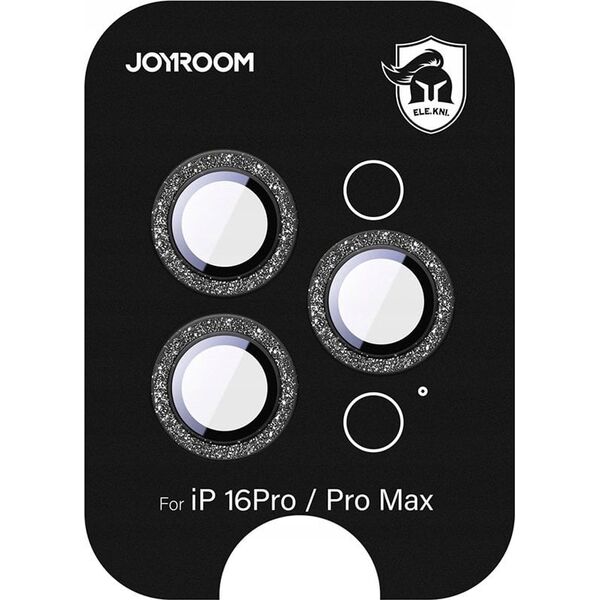 Προστατευτικό γυαλί JOYROOM JR-MSF0303 για φακούς iPhone 16 Pro/16 Pro Max - μαύρο