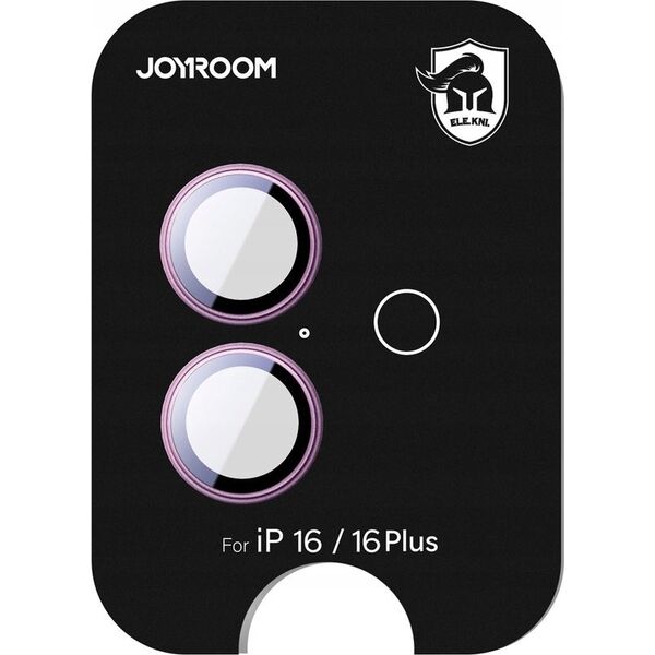 Προστατευτικό γυαλί JOYROOM JR-MFY0259 για φακούς iPhone 16/16 Plus - ροζ