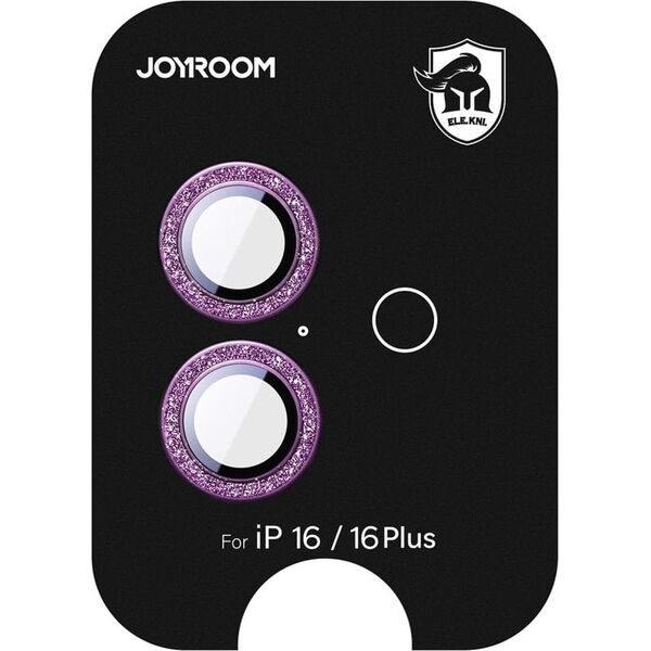 Προστατευτικό γυαλί JOYROOM JR-MSF0302 για φακούς iPhone 16/16 Plus - ροζ