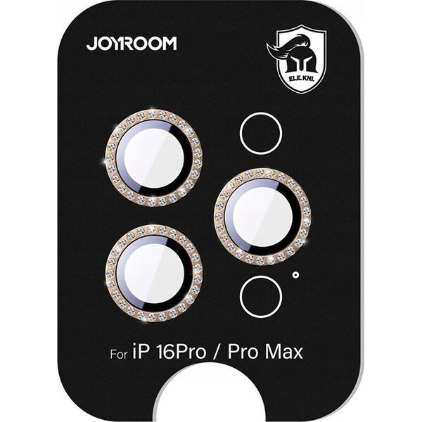 Προστατευτικό γυαλί JOYROOM JR-MSJ0310 για φακούς iPhone 16 Pro/16 Pro Max - καφέ