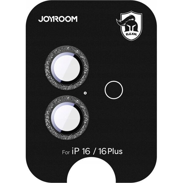 Προστατευτικό γυαλί JOYROOM JR-MSF0298 για φακούς iPhone 16/16 Plus - μαύρο