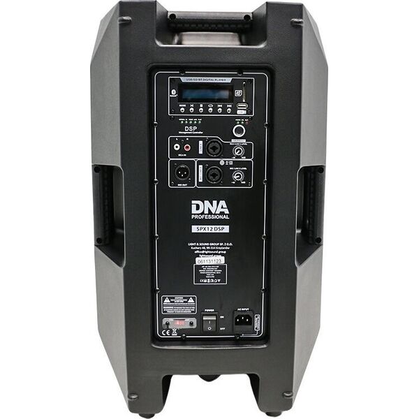 Kolumna DNA DNA SPX12 DSP kolumna głośnikowa aktywna 12" Bluetooth USB SD MP3