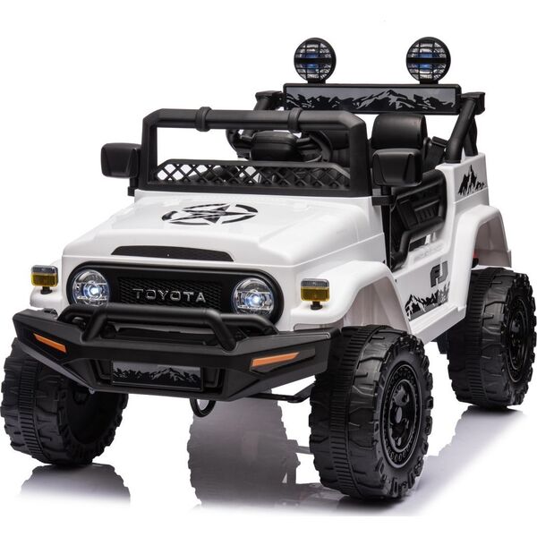 Toyota Toyota FJ Cruiser dla dzieci Biały + Pilot + Napęd 4x4 + Audio LED + EVA + Wolny Start