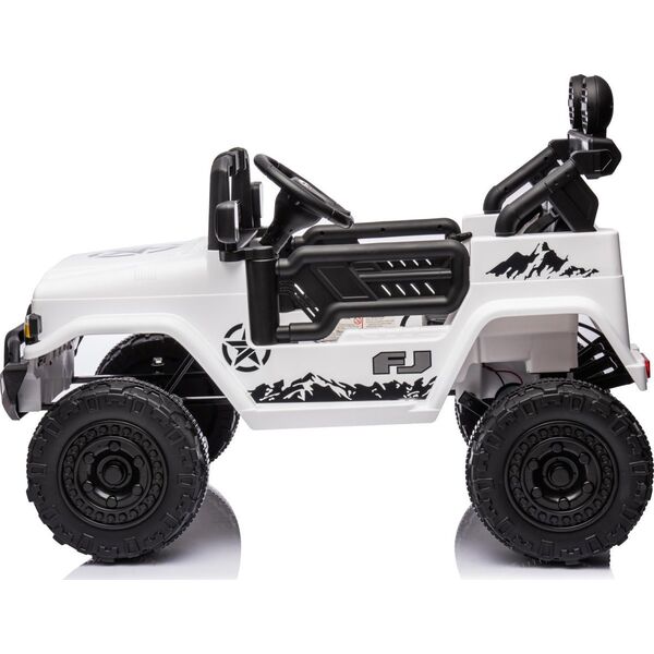 Toyota Toyota FJ Cruiser dla dzieci Biały + Pilot + Napęd 4x4 + Audio LED + EVA + Wolny Start