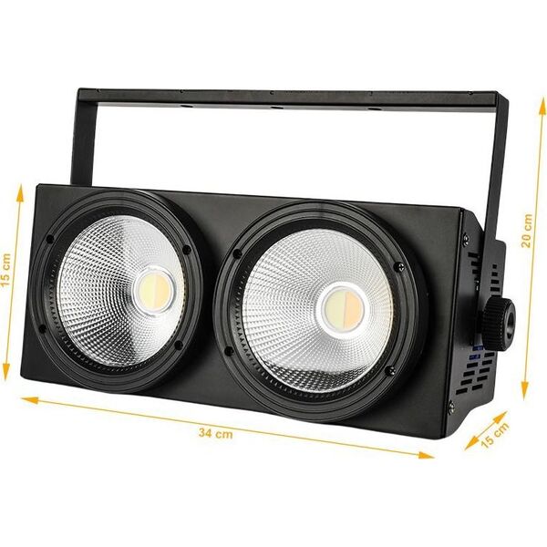 Naświetlacz LIGHT4ME LIGHT4ME 2LITE BLINDER oświetlacz sceniczny estradowy WW/CW