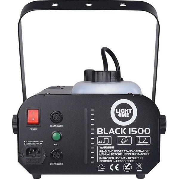 Naświetlacz LIGHT4ME LIGHT4ME BLACK 1500 wytwornica dymu mgły