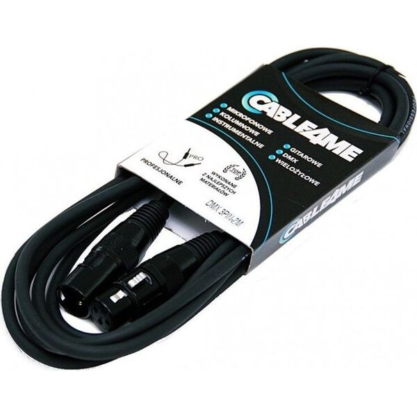 CABLE4ME kabel DMX 3Pin 15m przewód do świateł