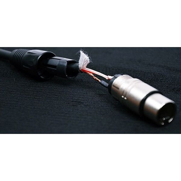 CABLE4ME kabel DMX 3Pin 15m przewód do świateł