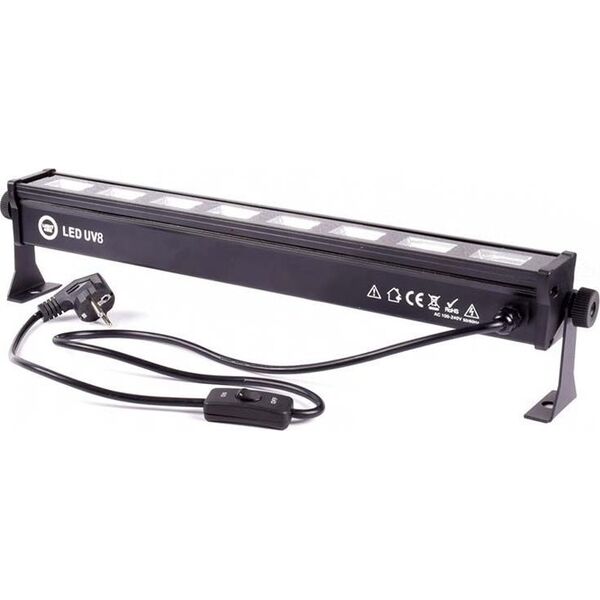 LIGHT4ME LED BAR UV 8 listwa belka LED 8x3W ultrafiolet