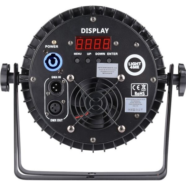 LIGHT4ME ALU QUAD PAR 18x6W RGBW reflektor sceniczny LED