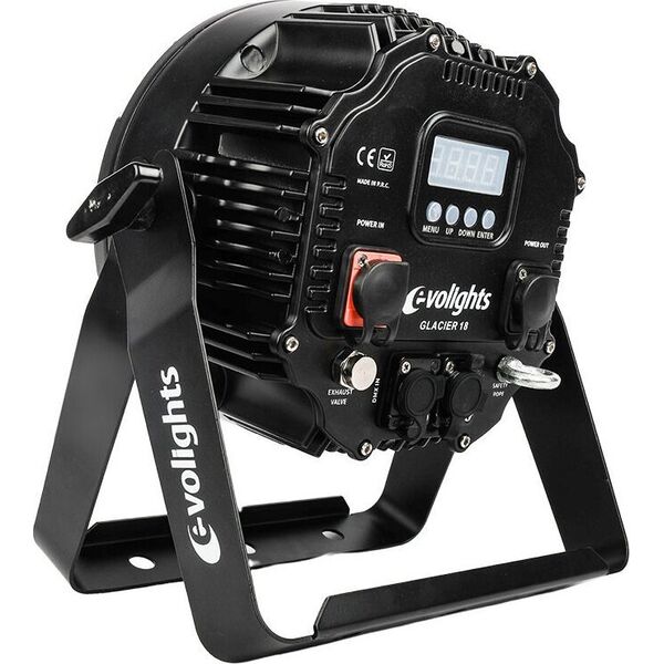 REFLEKTOR ZEWNĘTRZNY OŚWIETLENIE SCENICZNE LED RGBWA UV 18X12W IP65