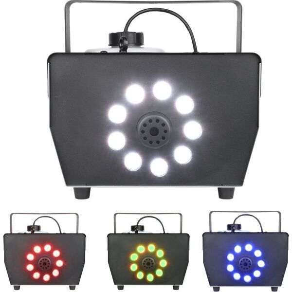LIGHT4ME FOG 900 LED V2 wytwornica dymu mgły pilot bezprzewodowy kontroler przewodowy 900W