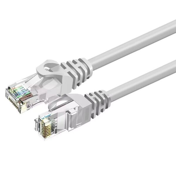 ZOY Kabel Sieciowy Ethernet Cat. 6a UTP CCA Szary 0,5m ZCR05G