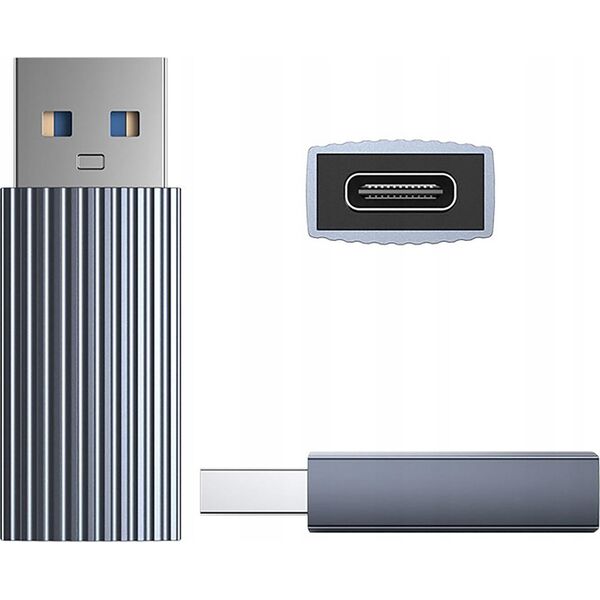 Προσαρμογέας USB-C σε USB-A - γκρι
