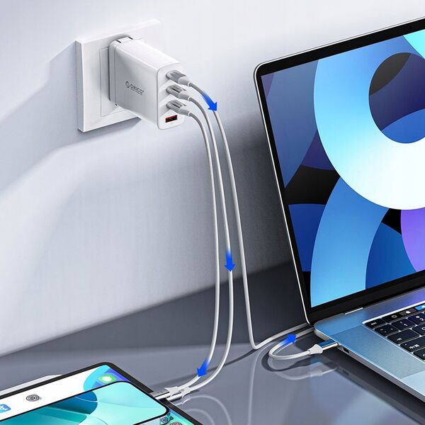 Καλώδιο USB-C σε USB-C 1m 3A 60W - λευκό