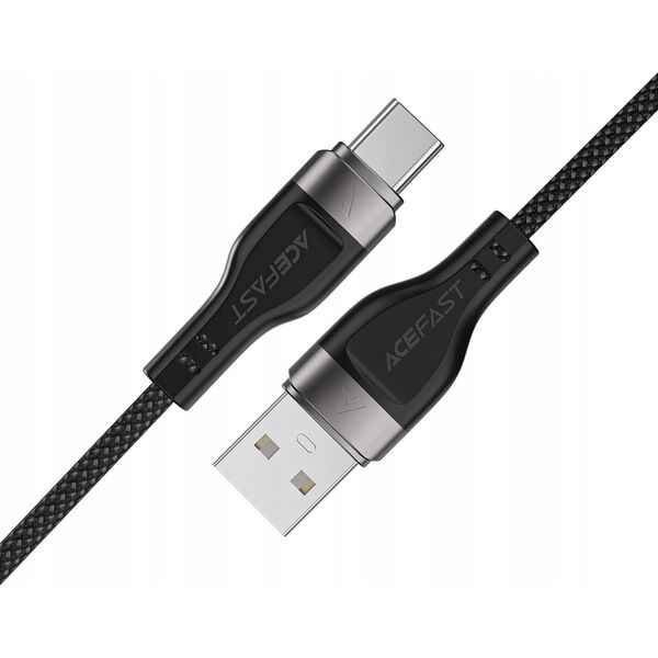 Καλώδιο Acefast C11-04 USB-A - USB-C 3A 1,2 m με μαγνητική πλέξη - μαύρο