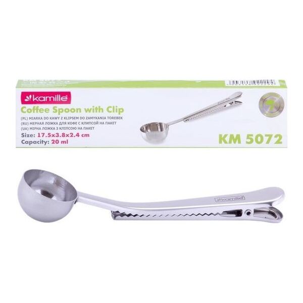 Kamille Miarka do kawy z klipsem Kamille KM-5072