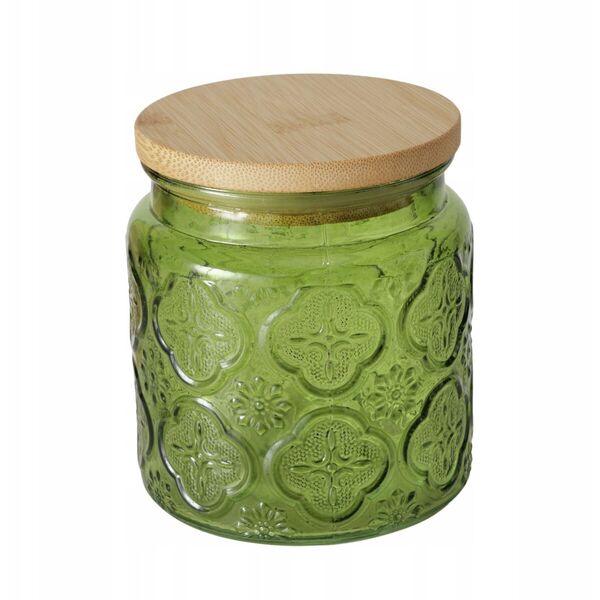 Βάζο με μπαμπού καπάκι IMOLA, 500 ml
